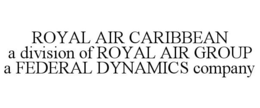 ROYAL AIR CARIBBEAN A DIVISION OF ROYAL AIR GROUP A FEDERAL DYNAMICS COMPANY trademark