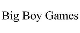 BIG BOY GAMES trademark