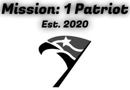 MISSION: 1 PATRIOT EST. 2020 trademark