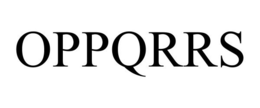 OPPQRRS trademark