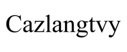 CAZLANGTVY trademark