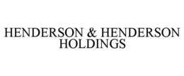 HENDERSON & HENDERSON HOLDINGS trademark