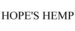 HOPE'S HEMP trademark