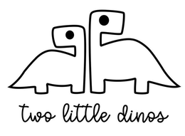 TWO LITTLE DINOS trademark