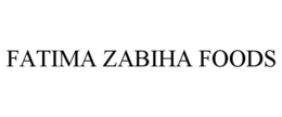FATIMA ZABIHA FOODS trademark