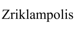 ZRIKLAMPOLIS trademark