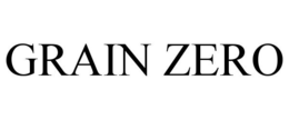 GRAIN ZERO trademark