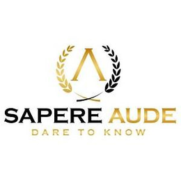 SAPERE AUDE DARE TO KNOW trademark