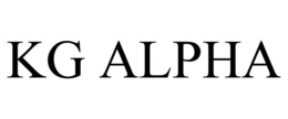 KG ALPHA trademark