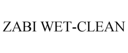 ZABI WET-CLEAN trademark
