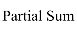PARTIAL SUM trademark
