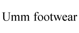 UMM FOOTWEAR trademark