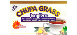 TÉ CHUPA GRASS JENGIBRE TÉ A BASE DE JENGIBRE, CENTELLA ASIATICA, CASTAÑO DE INDIAS, CASTAÑO DE INDIAS, PIÑA, LINAZA Y CANELA EFECTO TERMOGÉNICO trademark