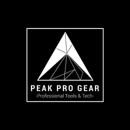 PEAK PRO GEAR PROFESSIONAL TOOLS & TECH trademark