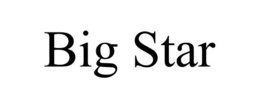 BIG STAR trademark