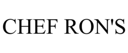CHEF RON'S trademark