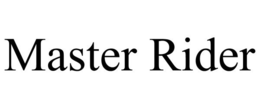 MASTER RIDER trademark