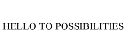 HELLO TO POSSIBILITIES trademark
