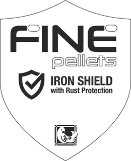 FINE PELLETS IRON SHIELD WITH RUST PROTECTION trademark