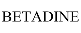 BETADINE trademark