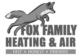 FOX FAMILY HEATING & AIR FAST HONEST FRIENDLY trademark
