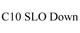 C10 SLO DOWN trademark
