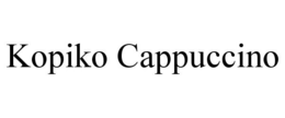 KOPIKO CAPPUCCINO trademark