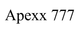 APEXX 777 trademark