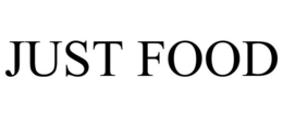 JUST FOOD trademark
