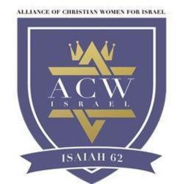 ACW ISRAEL ISAIAH 62 ALLIANCE OF CHRISTIAN WOMEN FOR ISRAEL trademark