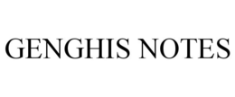 GENGHIS NOTES trademark