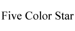 FIVE COLOR STAR trademark