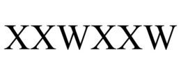 XXWXXW trademark