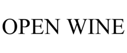 OPEN WINE trademark