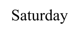 SATURDAY trademark