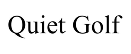 QUIET GOLF trademark