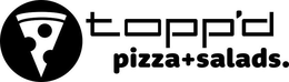 TOPP'D PIZZA + SALADS. trademark