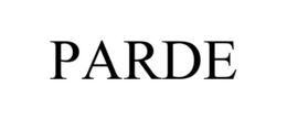 PARDE trademark