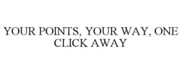 YOUR POINTS, YOUR WAY, ONE CLICK AWAY trademark