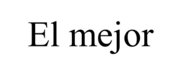 EL MEJOR trademark