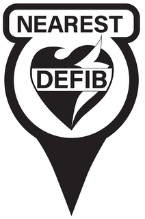 NEAREST DEFIB trademark