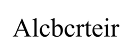 ALCBCRTEIR trademark