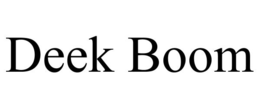 DEEK BOOM trademark