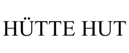 HÜTTE HUT trademark