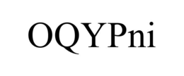 OQYPNI trademark