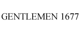 GENTLEMEN 1677 trademark