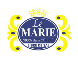 LE MARIE 100% AGUA NATURAL LIBRE DE SAL trademark