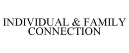 INDIVIDUAL & FAMILY CONNECTION trademark