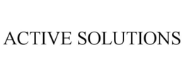 ACTIVE SOLUTIONS trademark