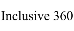 INCLUSIVE 360 WORKSHOP trademark